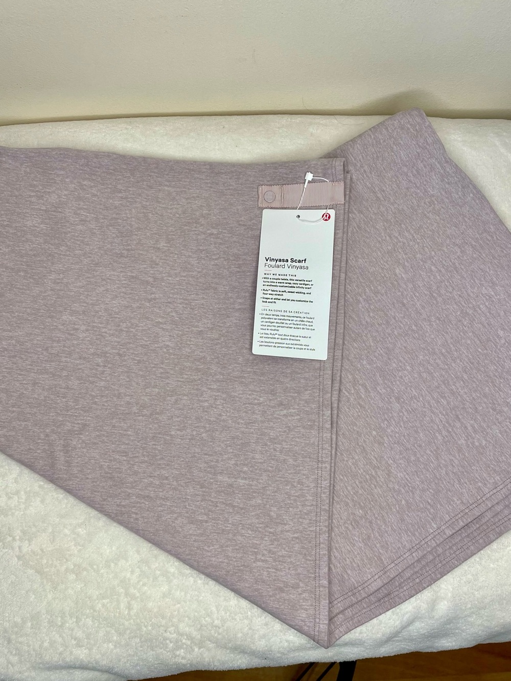 Lululemon Vinyasa Foulard Scarf Rulu W9BBQS New Purple